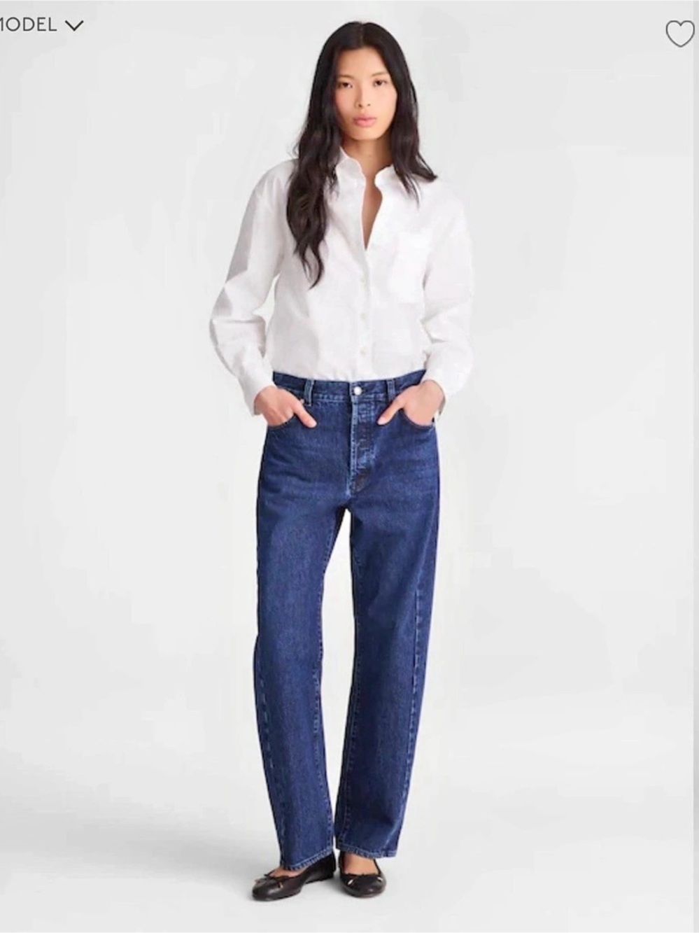 Madewell Pieced Barrel-Leg Jean Barrel Leg - Size 26